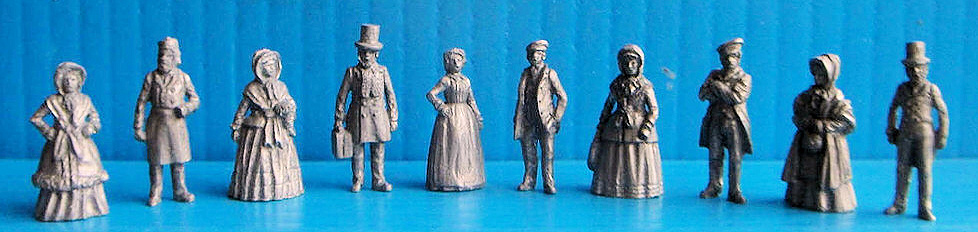 Victorian people set HO10 by A C Stadden
