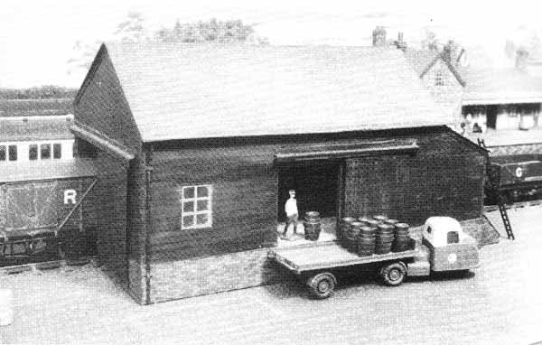 Burford - loading bay of goods shed