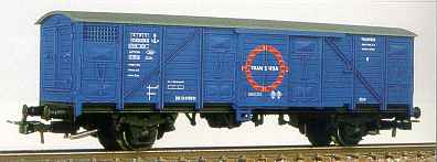 Electrotren Transfesa closed van for cross-channel traffic