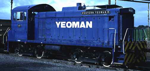 Foster Yeoman's EMD SW1001 diesel shunter