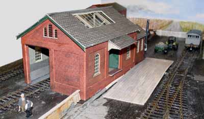 Hemswell goods shed ramp