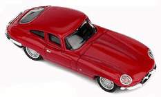 High Speed Jaguar E-Type red