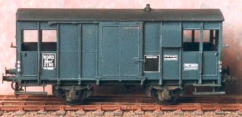 Huet - British War Department brake van