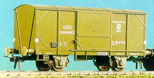 Klein Modellbahn USATC four-wheel van