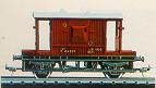 Lima #3152 20 ton brake van - brown