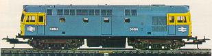 Lima Birmingham RCW type 3 (BR Class 33) as D6524 in BR blue
