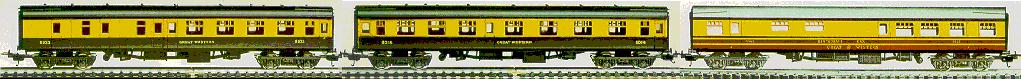 Lima Mk1 GWR coaches #9326 and #9151 and #9233