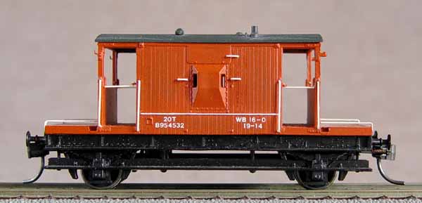 20 ton brake van built by Phil Burkett