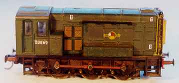 Diesel shunter (Roco #43398) modified by David Armitage