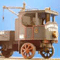 Hauler Super Sentinel steam wagon, short wheelbase with crane
