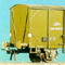 Klein Modellbahn USATC bogie flat wagon