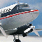 Walthers DC-3/C-47 passenger/freight aircraft